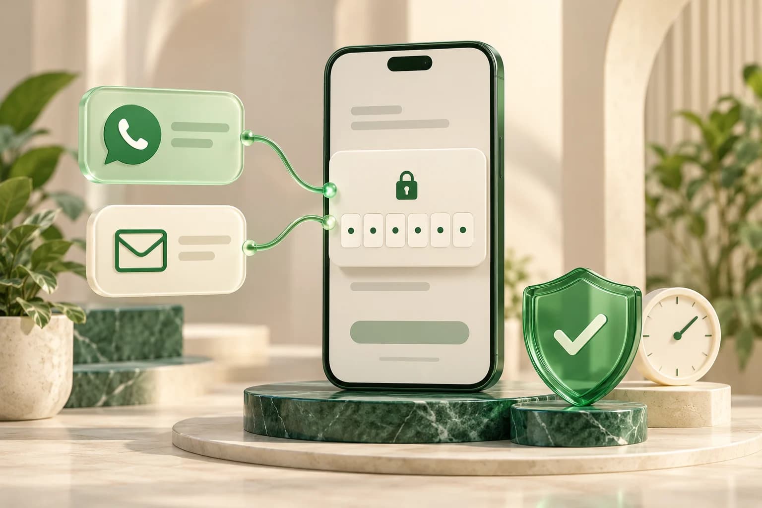 WhatsApp & Email OTP Verification